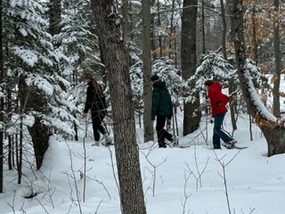 Snowshoeing at MMS