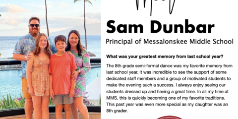 Meet Messalonskee Middle School’s Principal, Sam Dunbar