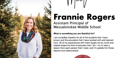 Meet Messalonskee Middle School’s Assistant Principal, Frannie Rogers