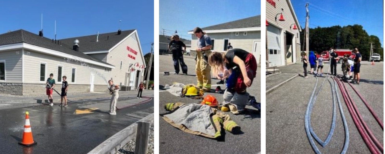 Team Kennebec Visits the Oakland Fire Department - Messalonskee Middle